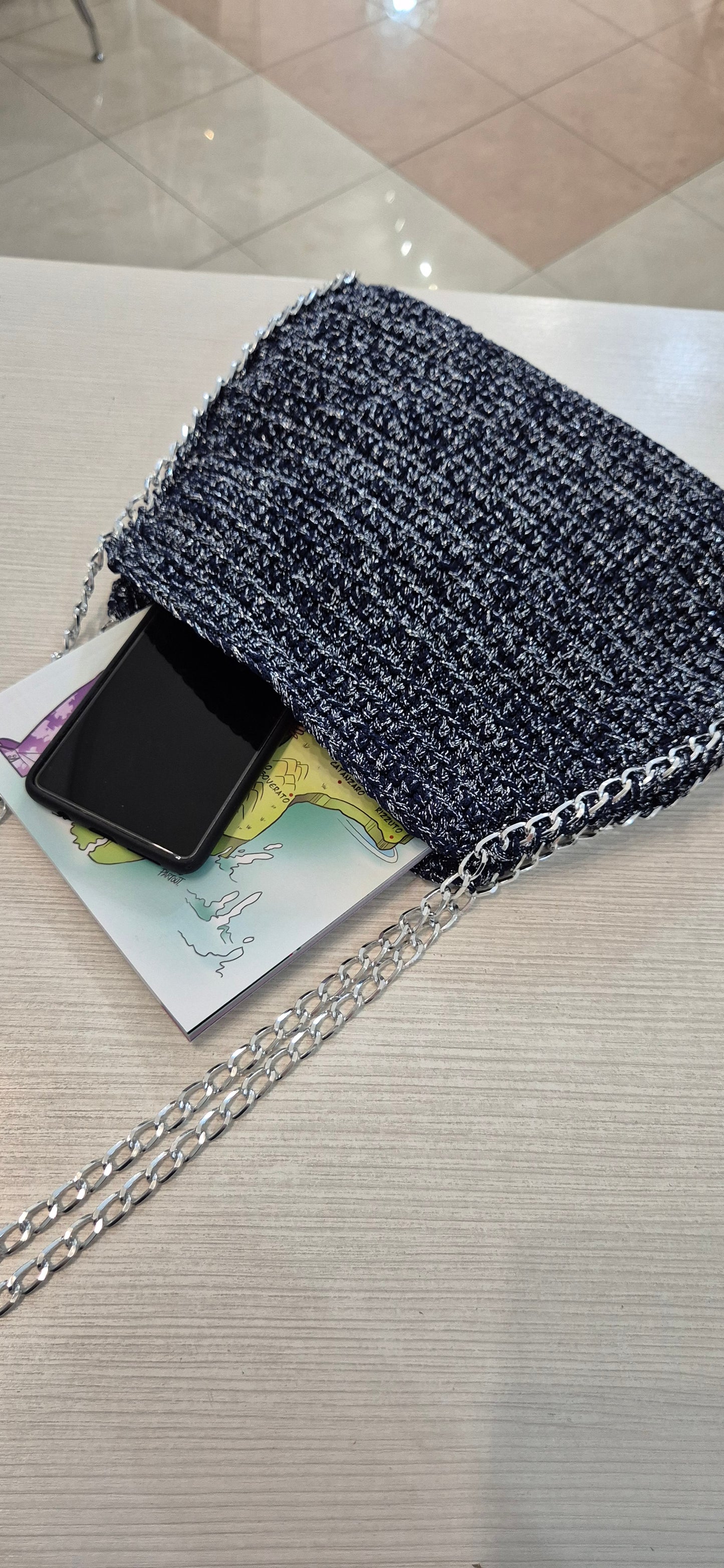 Borsa all'uncinetto Tropea