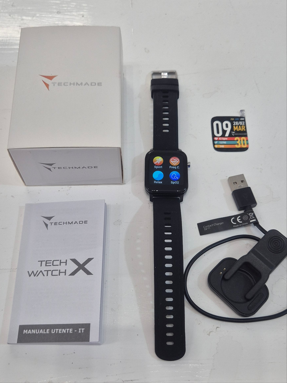 Smart Watch Techmade Techwatch X - TM-TWX-FBK