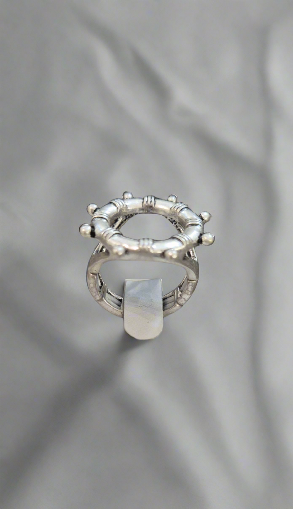 Anello Salvezza antichizzato elastico
