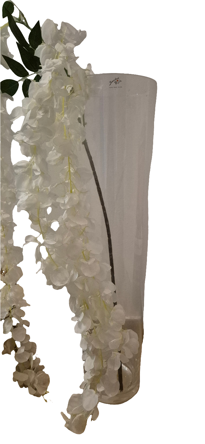 Cilindro in vetro alto 70cm Sandra Rich per fioristi