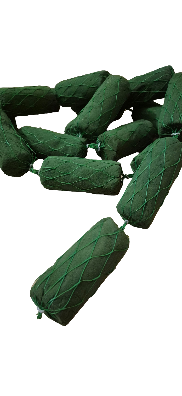 Salsicciotto di spugna per ghirlanda floreale