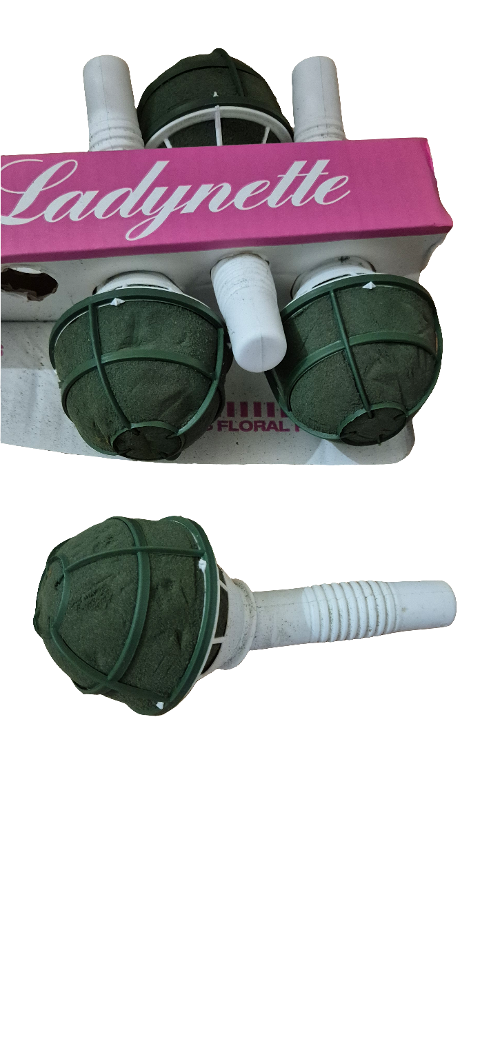 Set 4 microfono per bouquet sposa con spugna oasis