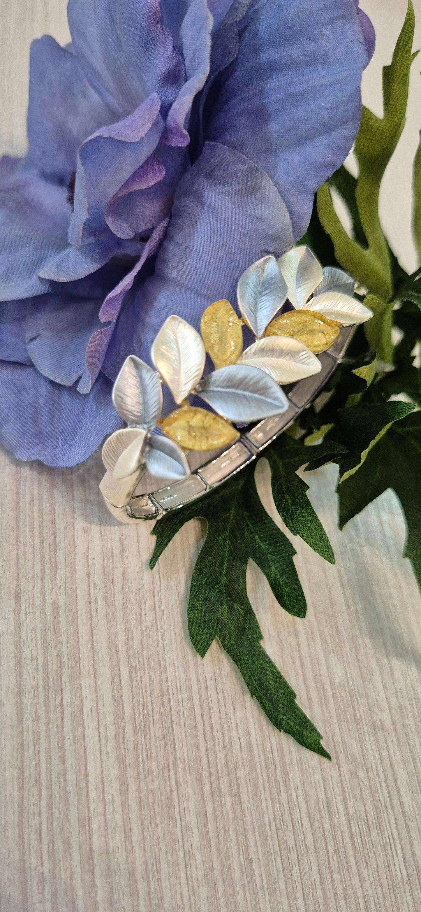 Bracciale elastico Foglie Sunny Alexarte