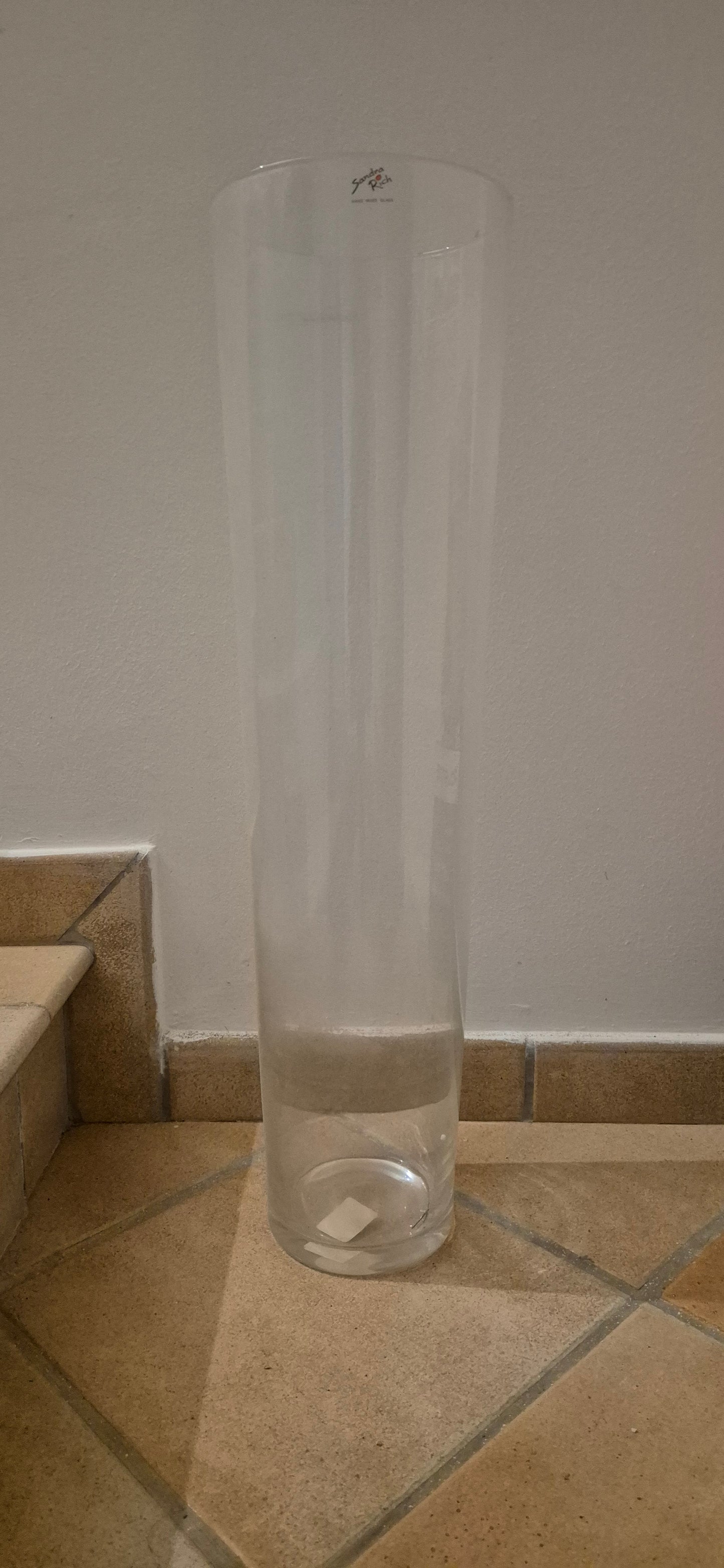 Cilindro in vetro alto 70cm Sandra Rich per fioristi