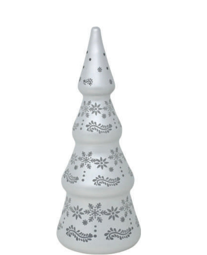 Albero a led color argento Wald