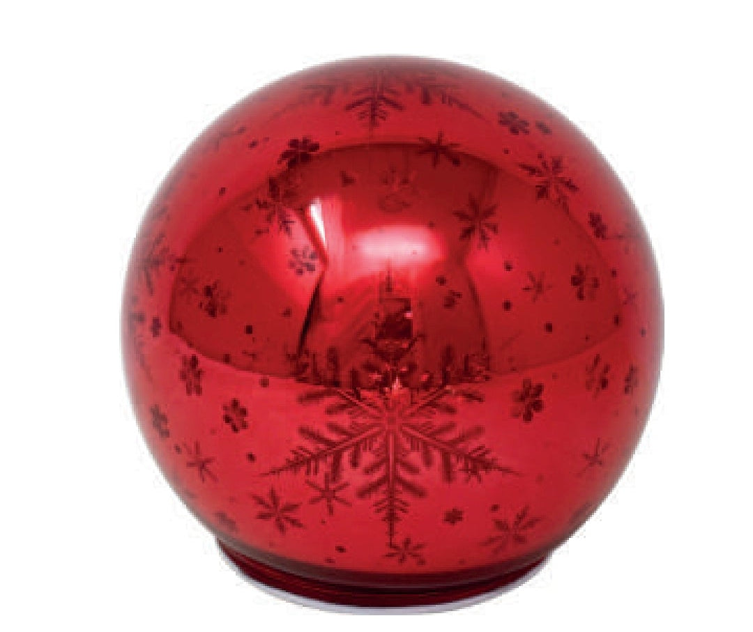Sfera piccola rossa a led Wald