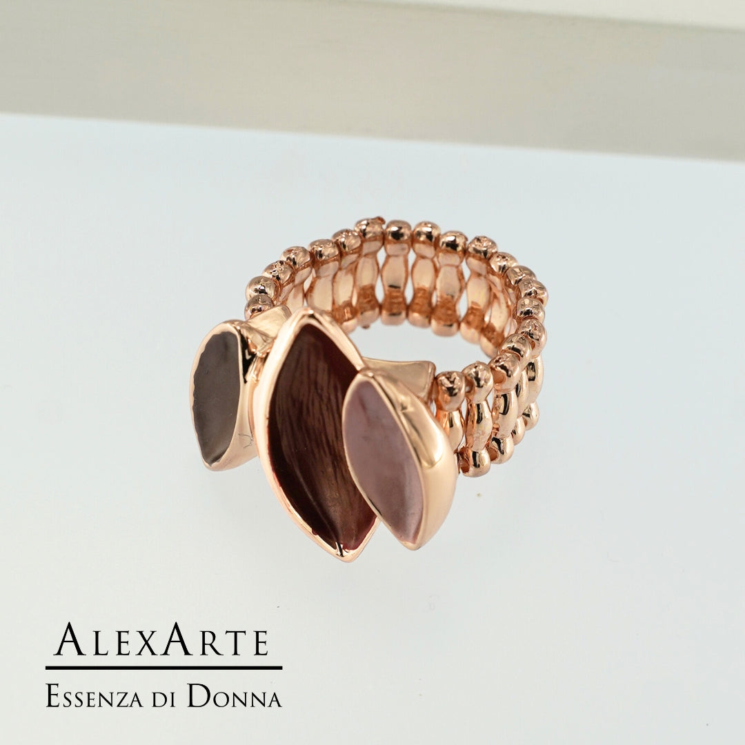 Anello oro rosa Sorriso Passion
