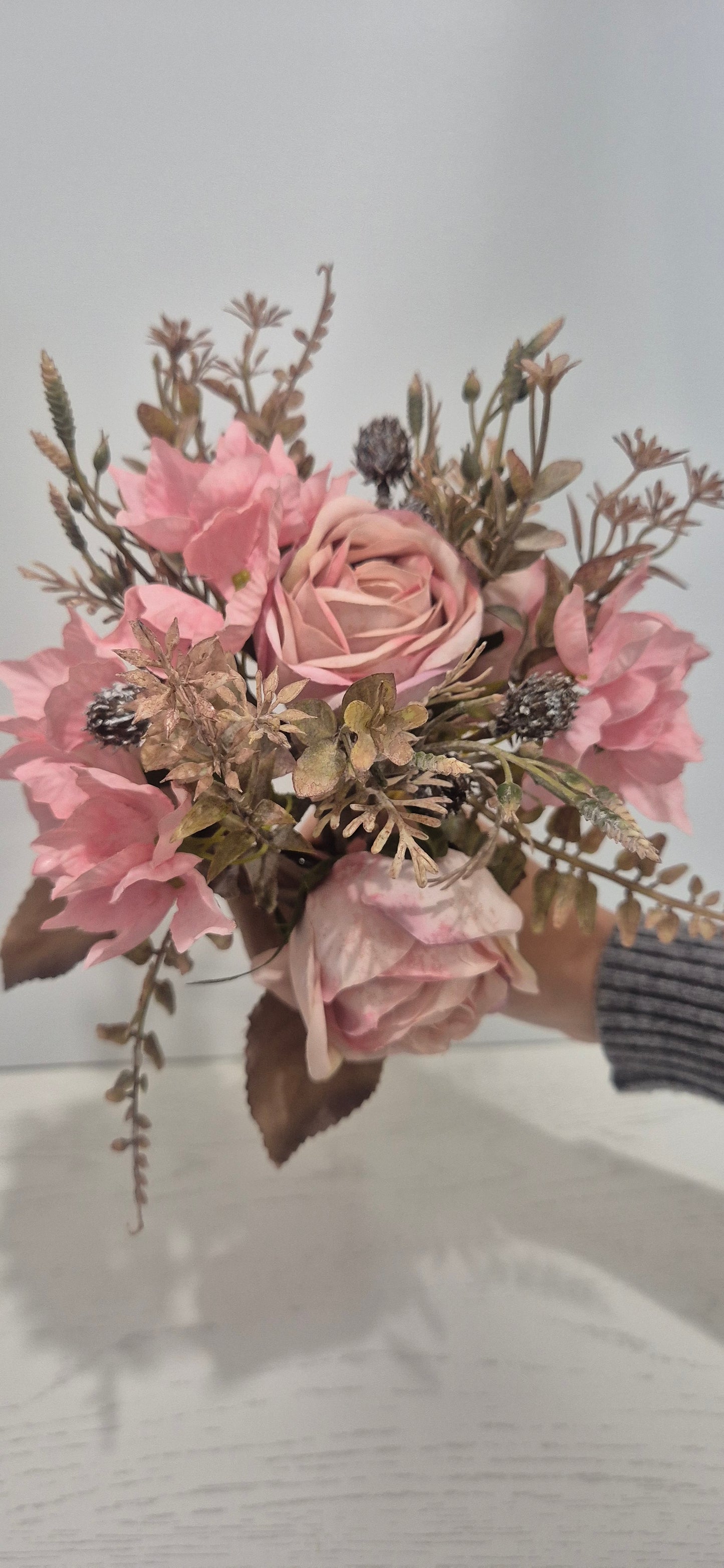 Bouquet artificiale di rose