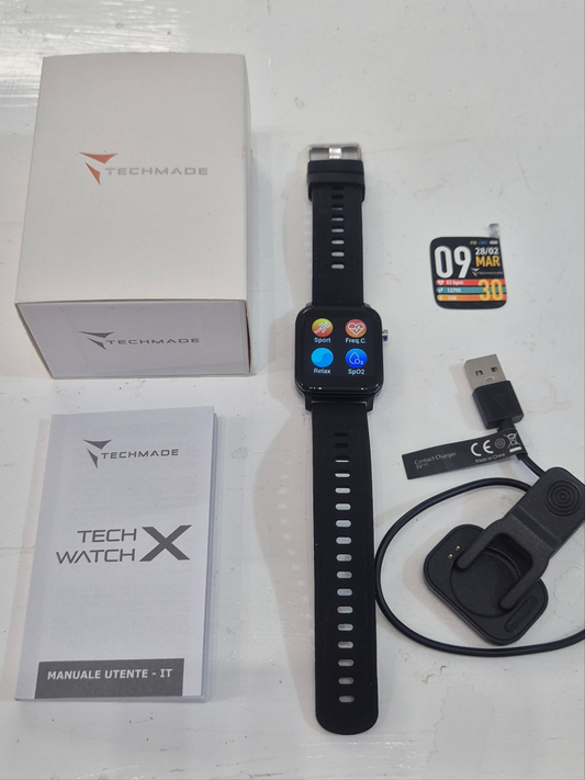 Smart Watch Techmade Techwatch X - TM-TWX-FBK