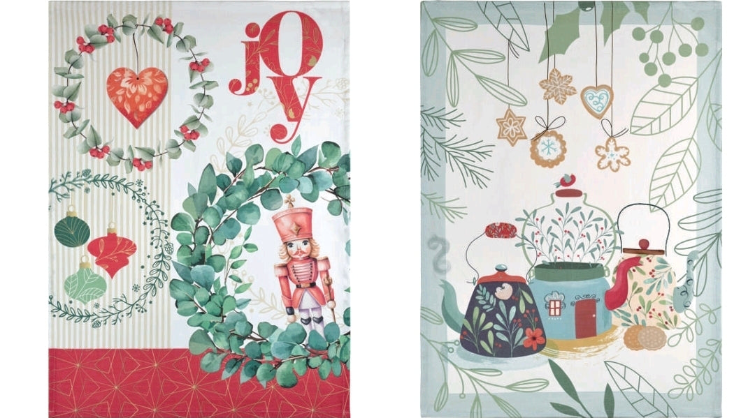 Set 2 strofinacci Casa in Festa Wald