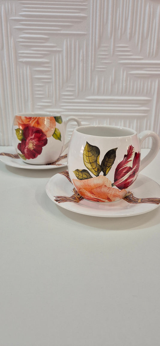 Set 2 tazze da colazione Pirata Ceramiche Viva
