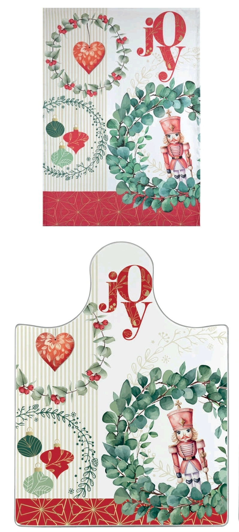 Tagliere con strofinaccio Casa in Festa Wald