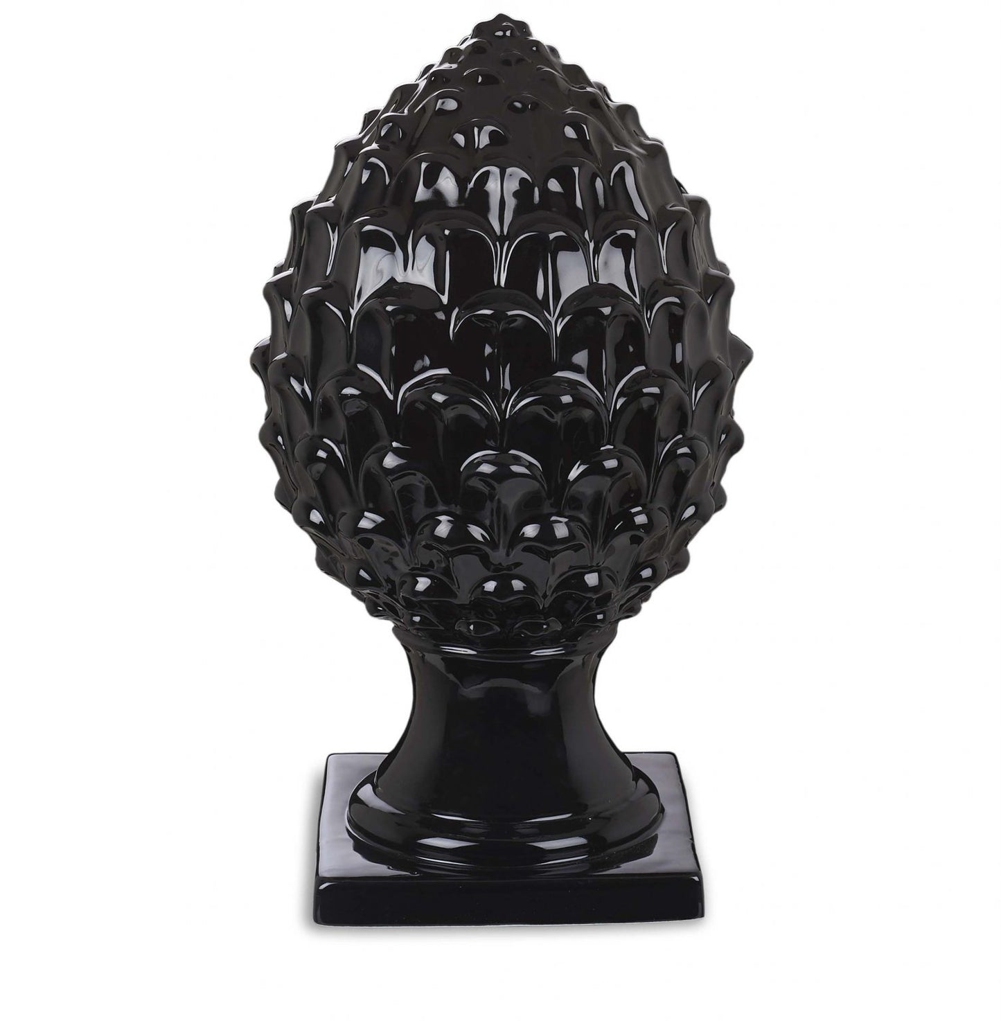 Pigna nera in ceramica Henriette