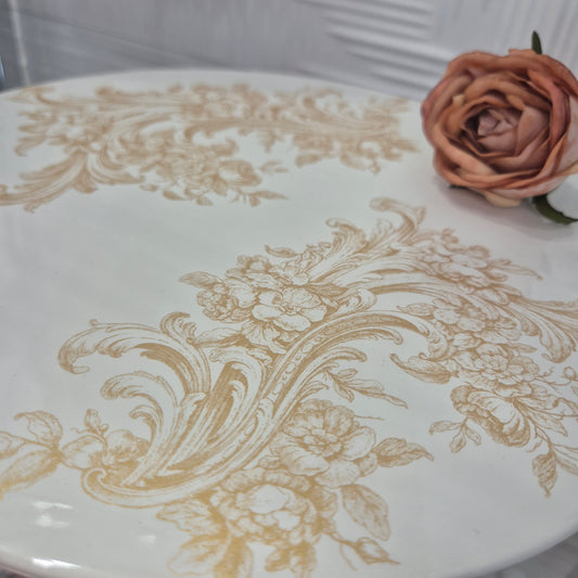 Piatto torta Baroque