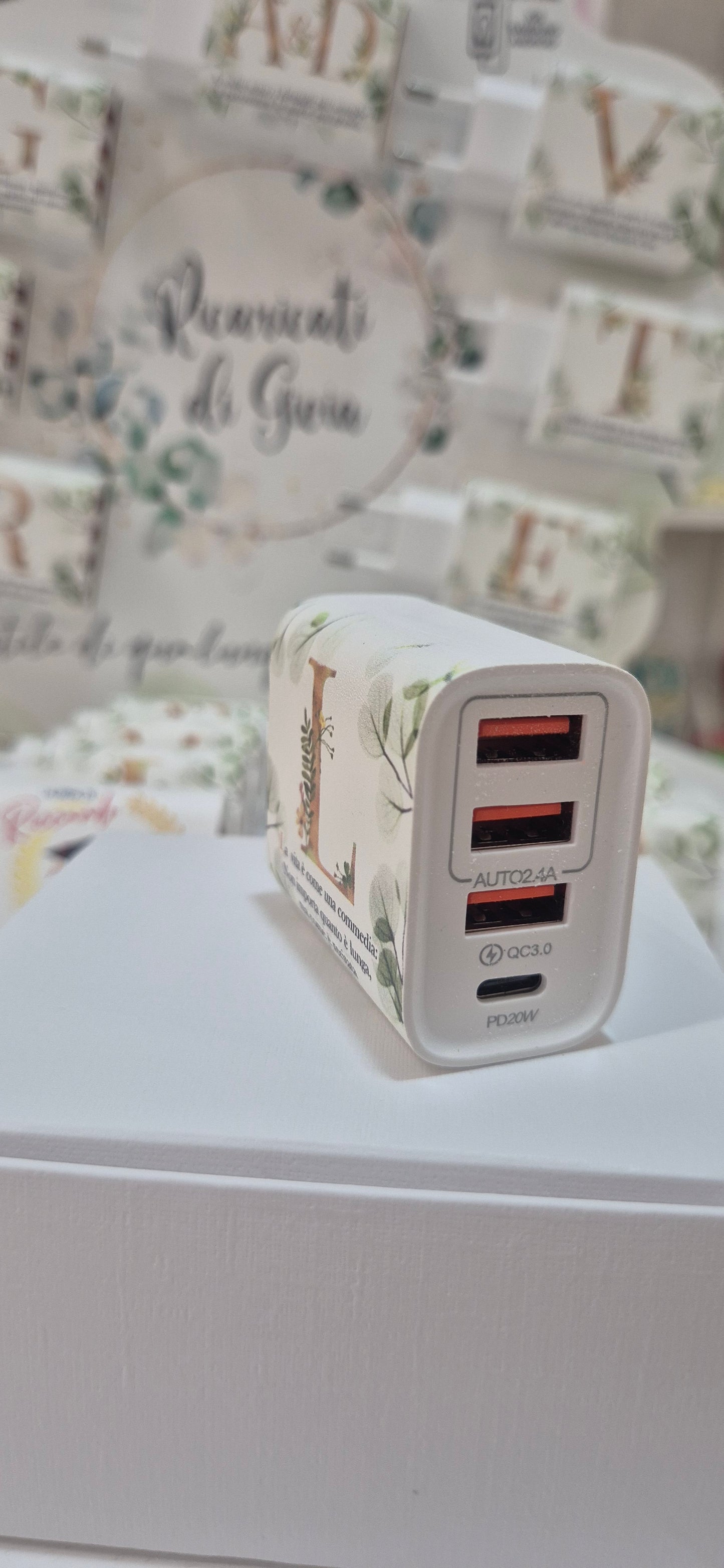 Carica batterie personalizzabile Dolcicose