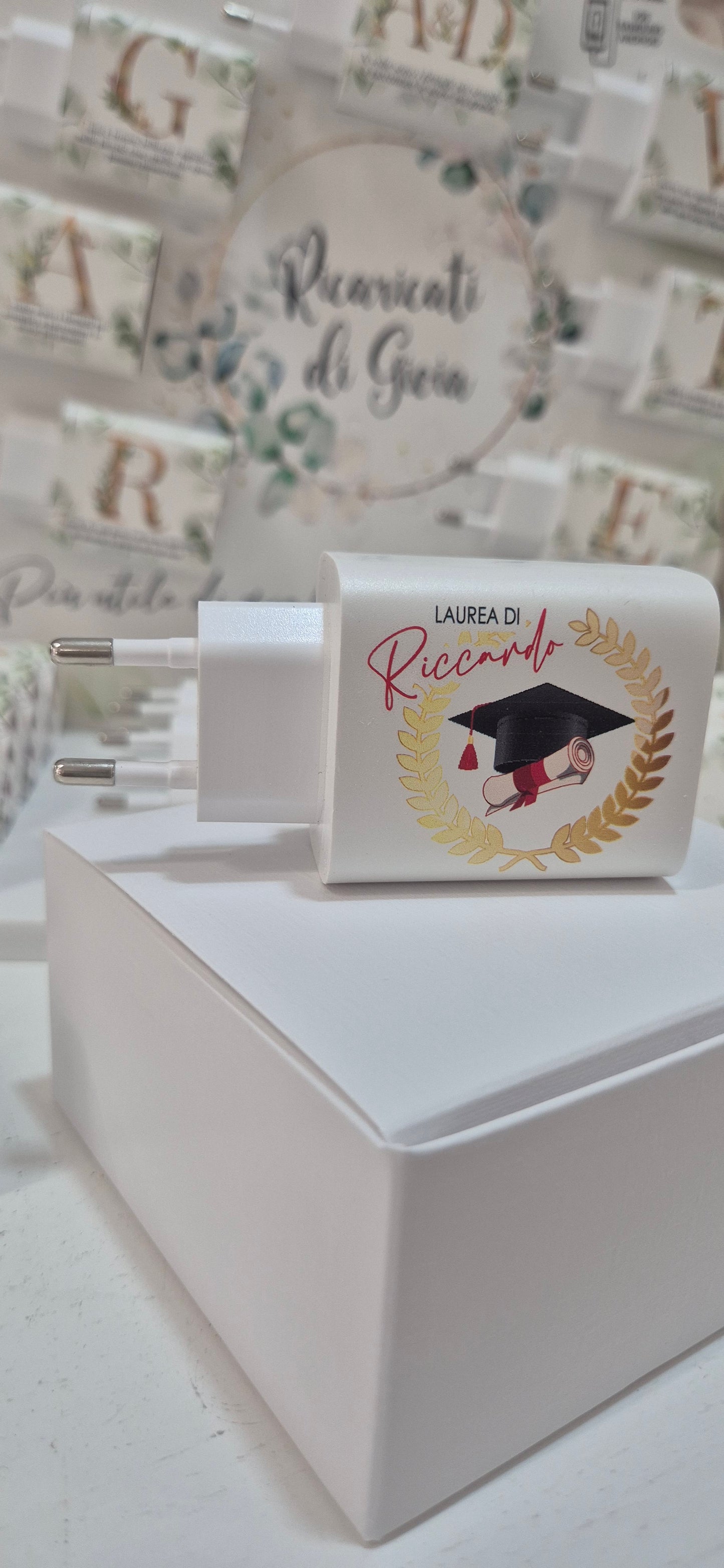 Carica batterie personalizzabile Dolcicose
