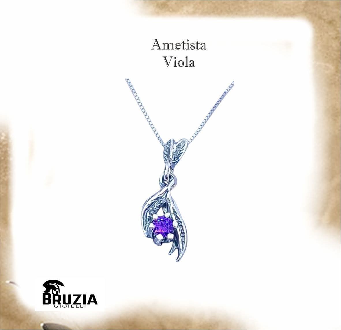 Set Collana e orecchini Ametista Radici Bruzia