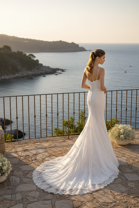 Sposa Terol sul mare di Calabria